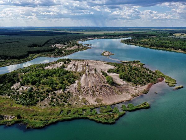 Große Insel im Lichtenauer See